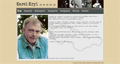 Desktop Screenshot of karelkryl.cz