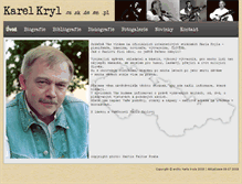 Tablet Screenshot of karelkryl.cz